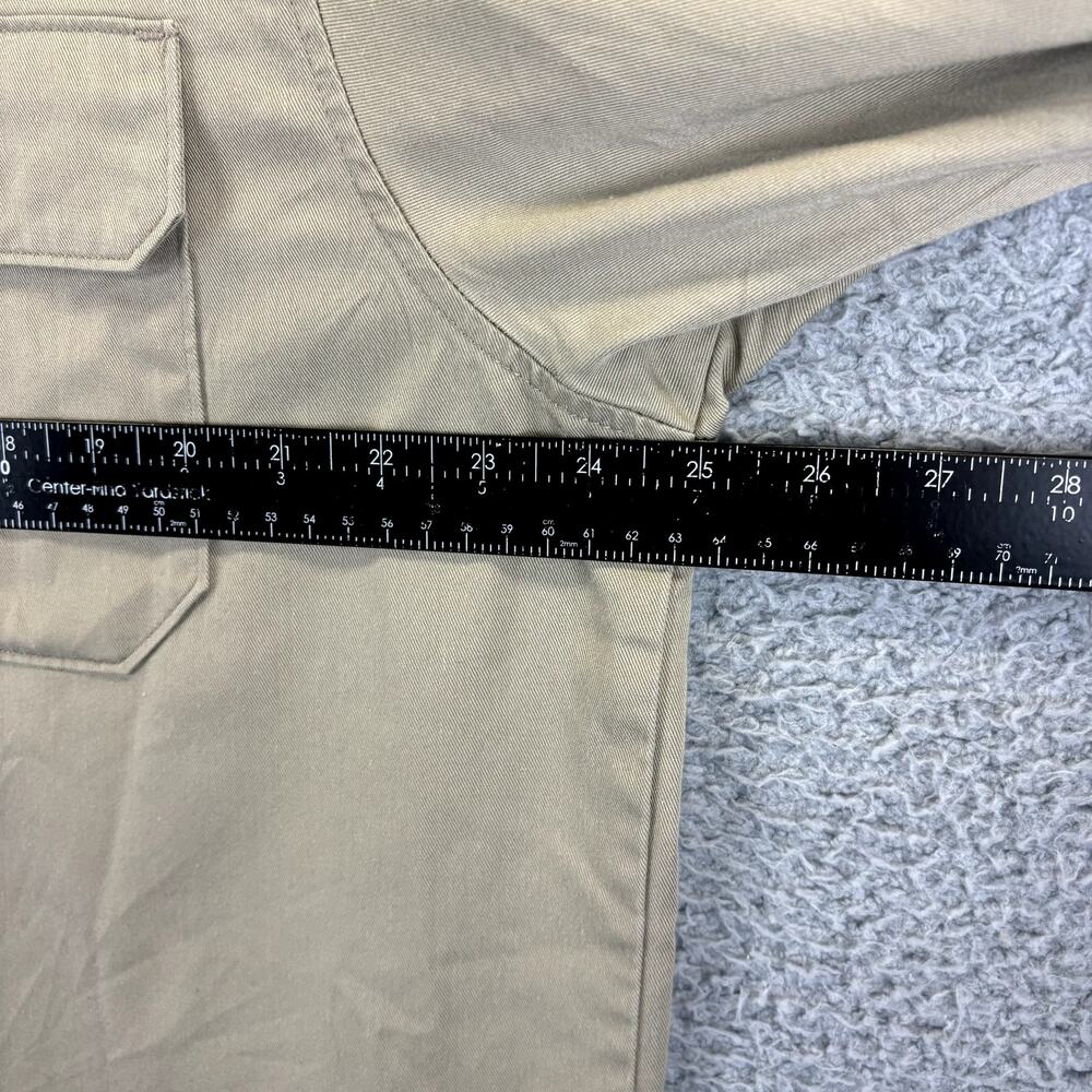 Carhartt Canvas Shirt Mens XL Tan Workwear Chore Outdoor Hunting Safari Grunge - Picture 6 of 11